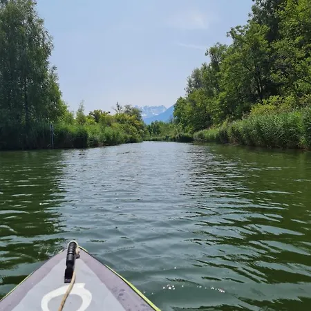 Rhone 4, Villa, Jardin, Velos, Balancoires, Jeux, 200m Etang Vieux Rhone Noville