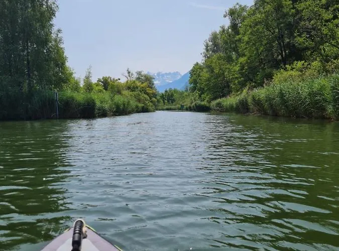 Rhone 4, Villa, Jardin, Velos, Balancoires, Jeux, 200m Etang Vieux Rhone Noville